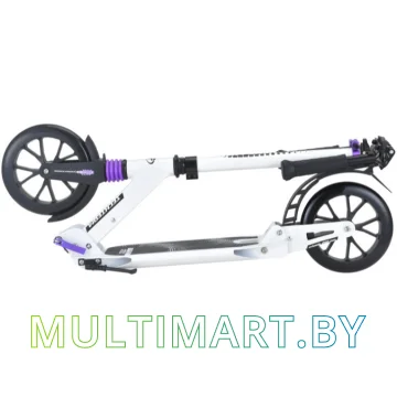 Самокат Tech Team City Scooter 2021 (белый/фиолетовый) картинка 2